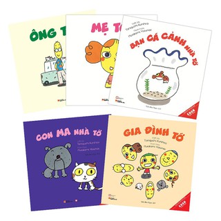 Sách - Combo 5 cuốn Ehon - Gia Đình Tớ
