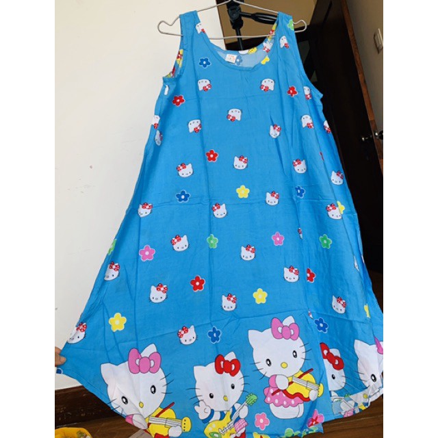 Đầm mặc nhà vải tole thái siêu mát mịn không xù