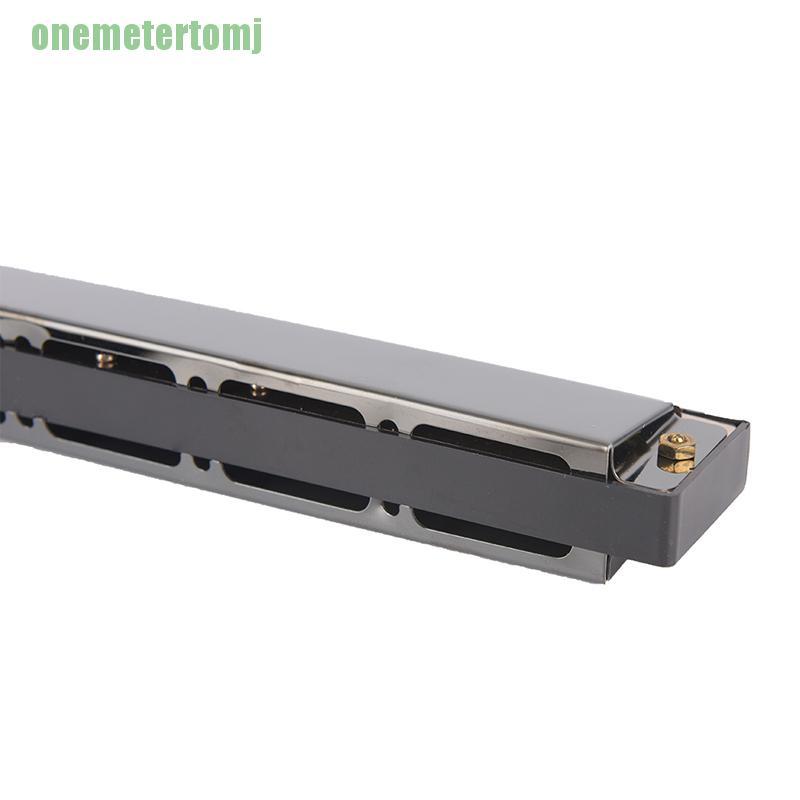 Kèn Harmonica Tremolo 24 Lỗ Chất Liệu Kim Loại Cho Người Mới Bắt Đầu