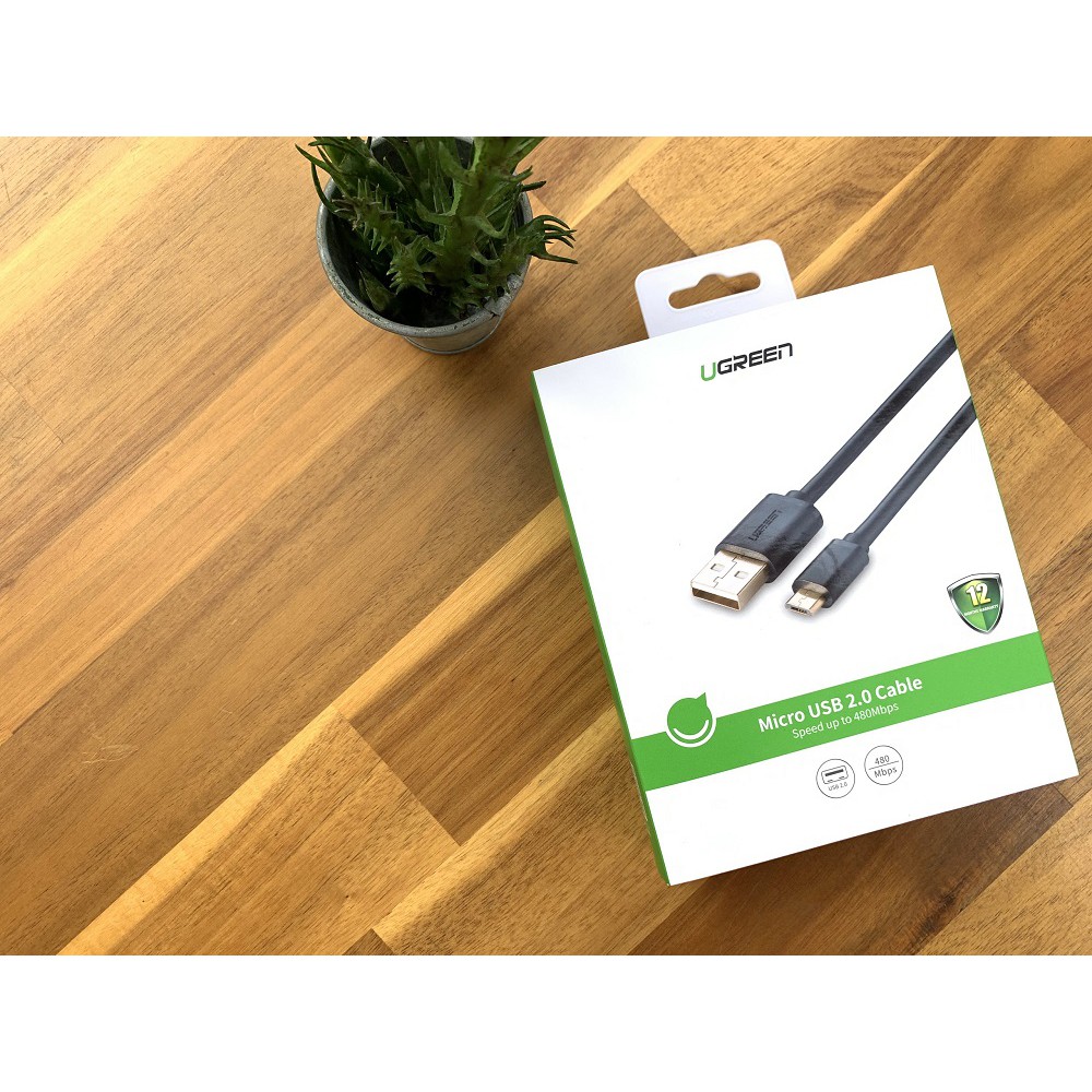 Cáp Sạc Micro USB 1,5M Chính Hãng Ugreen 10837