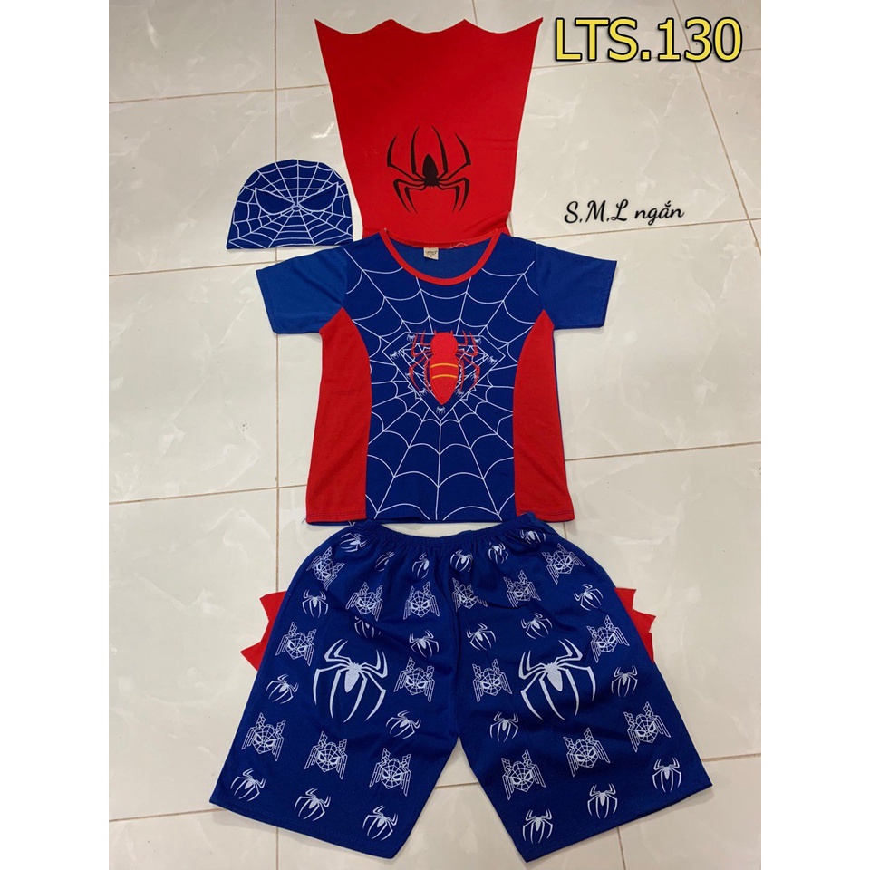 Đồ bộ thun siêu nhân bé trai