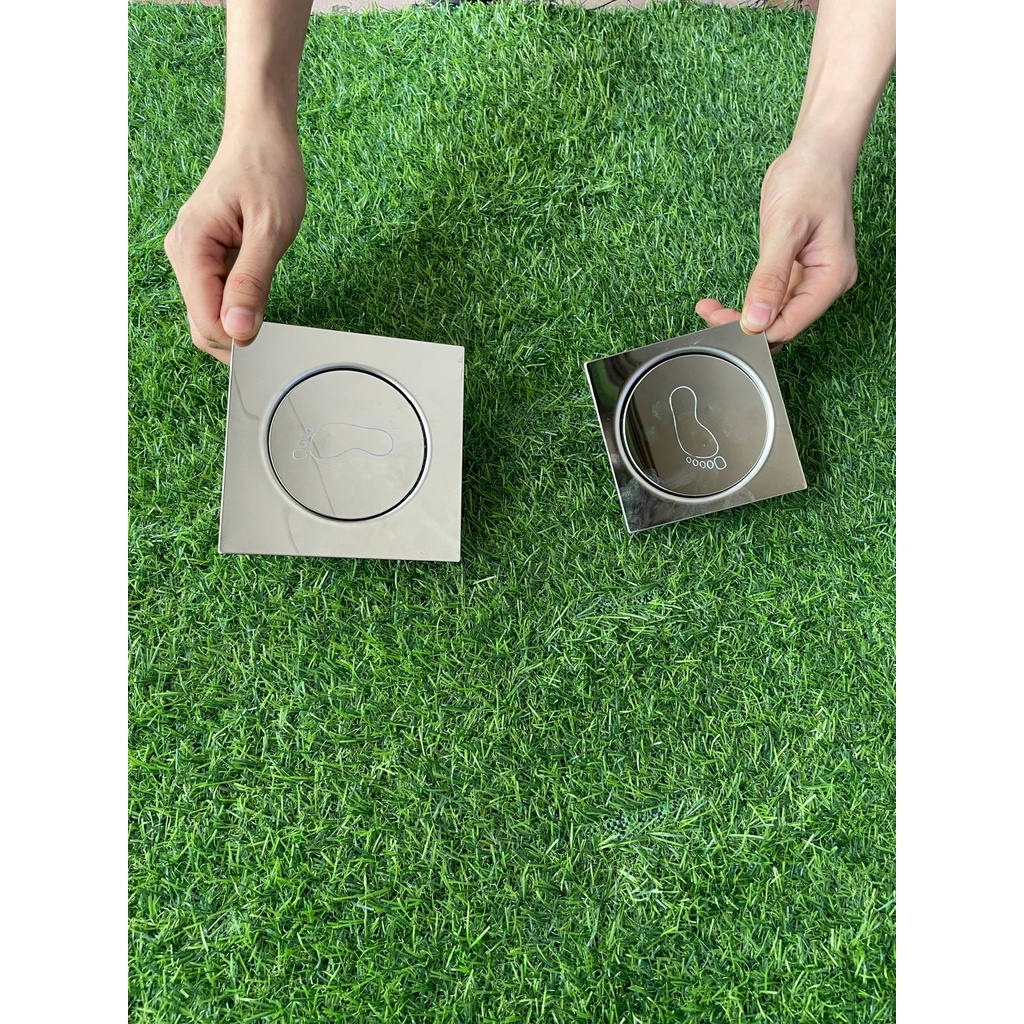 Hố ga , phễu thoát sàn chống hôi đúc nguyên khối Inox 304,