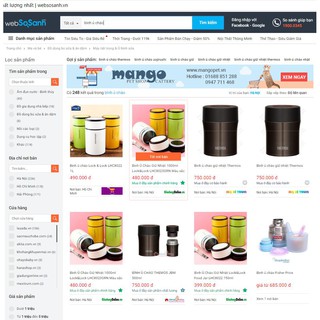 Bình giữ nhiệt / ủ cháo Lock&Lock 1000ml
