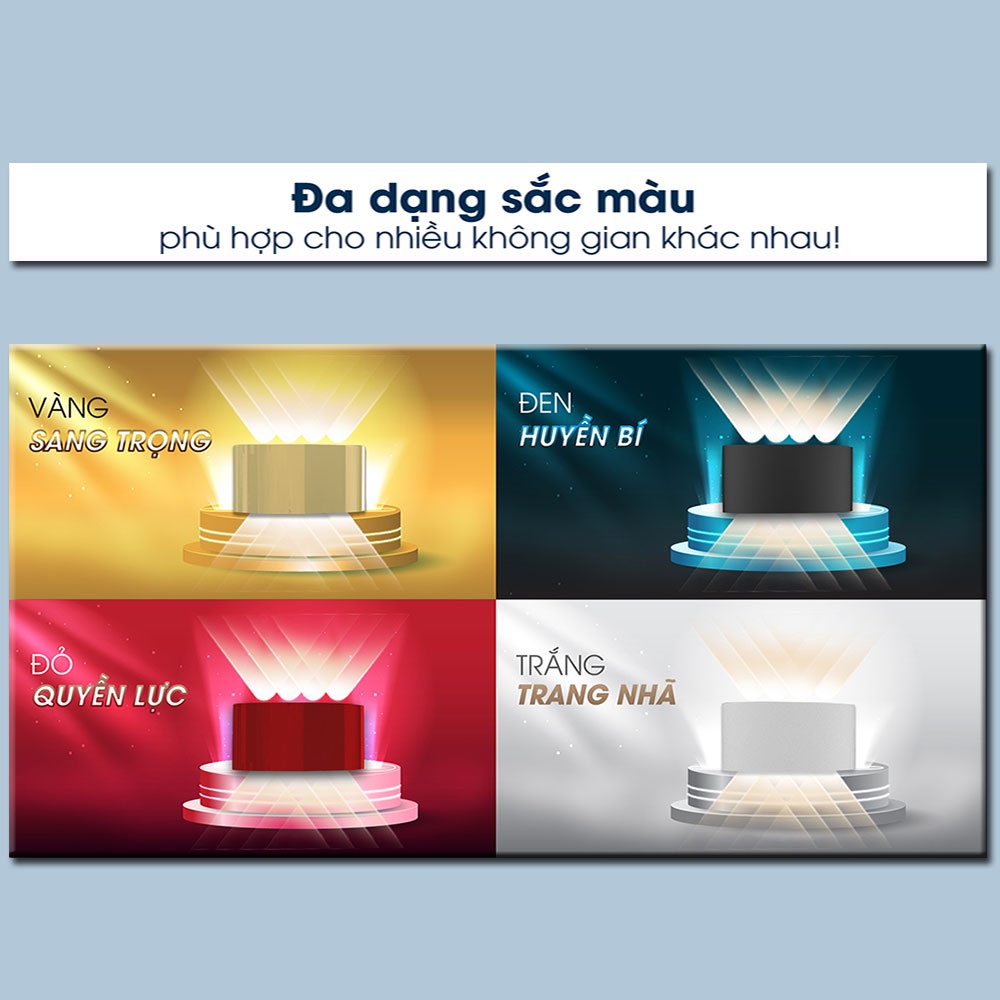 Đèn Hắt Tường 2 Đầu,  Đèn Ngoài Trời, Đa Màu, Chống Nước Haledco Bảo Hành 1 Năm