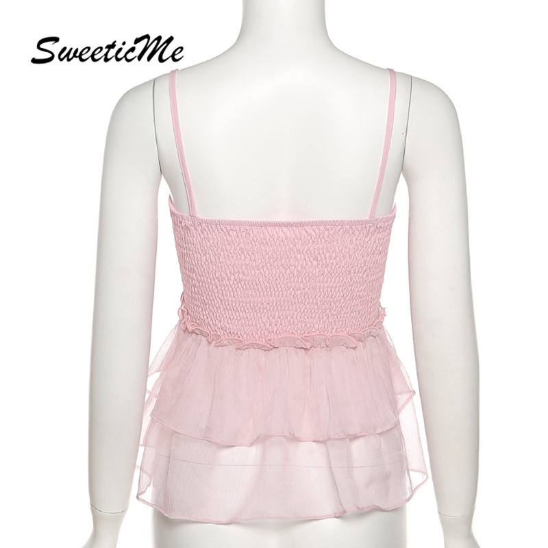 SweeticMe Women's 2021 New Suspenders Sexy Off Shoulder Fashion Strap Top | BigBuy360 - bigbuy360.vn