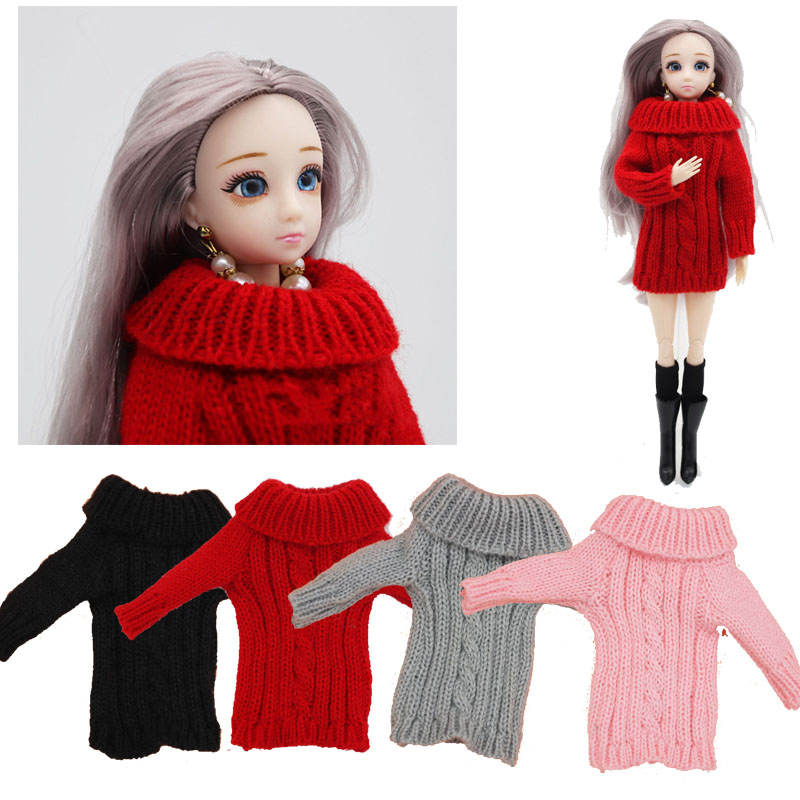 Trang phục len thời trang đẹp mắt cho búp bê kích thước 1/ 6 28cm