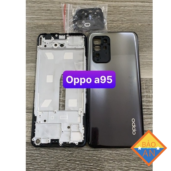 Bộ vỏ oppo A95 / 5G ( gồn,sườn, lưng, maket, nút bấn) zin chất lượng