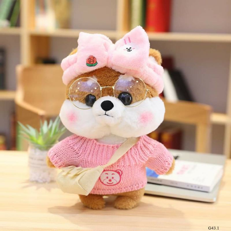 Siêu phẩm chó SHIBA inu full 4 phụ kiện cực kì dễ thương hàng nhập cao cấp