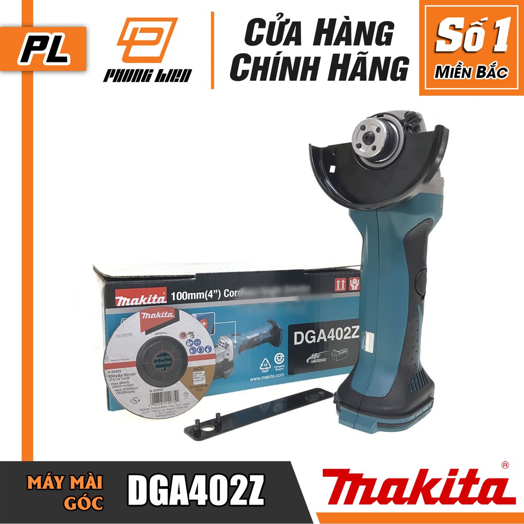 Máy Mài Góc Dùng Pin Makita DGA402Z
