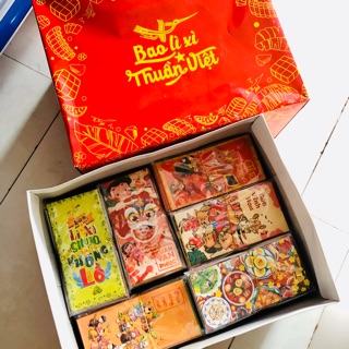Bao lì xì tết thuần Việt - bé Shin