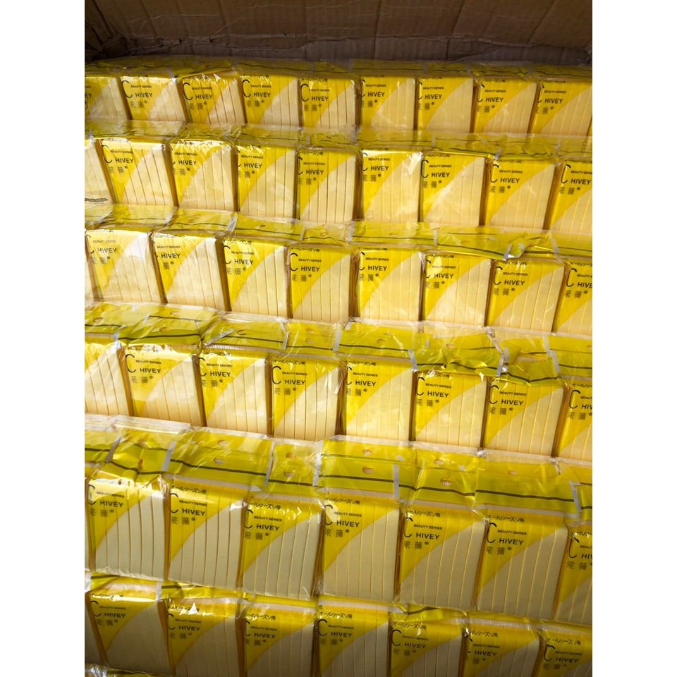 Bông nở rửa mặt Chivey Nhật Bản gói 12 miếng | BigBuy360 - bigbuy360.vn