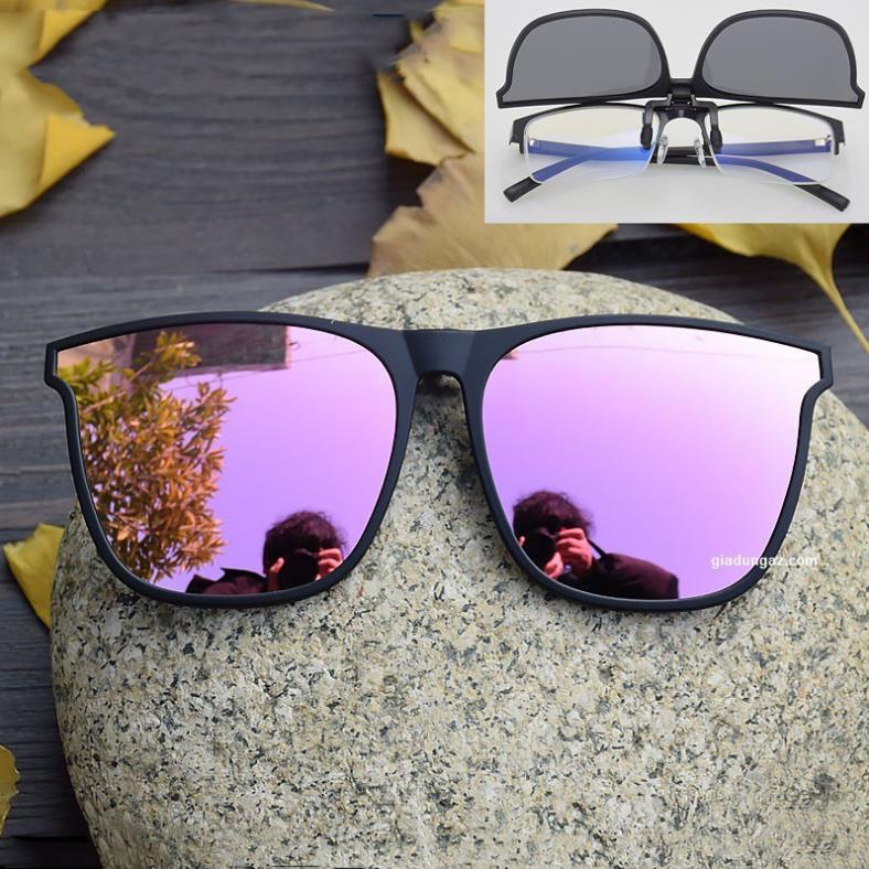 Kính râm kẹp, Kính râm cận thời trang - Phân cực Polarized, UV 400 - KM301
