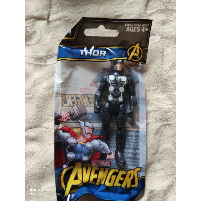 Bộ 4 mô hình Siêu nhân Avenger Captain America Hulk Thor Iron Man chính hãng Hasbro