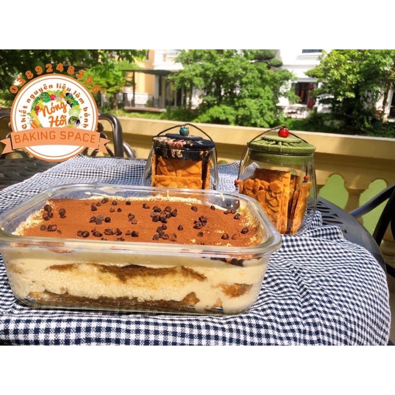 Set nguyên liệu bánh tiramisu