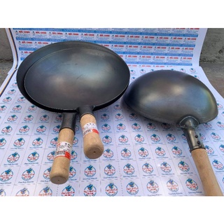 Chảo cầm tay , xào ,rán rang cơm , chảo thép không rỉ