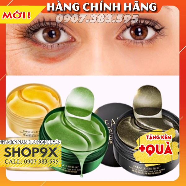 Hộp 60 Miếng Mặt Nạ Mắt Trà Xanh Tảo Biển Giảm Thâm Quầng Bọng Mắt | BigBuy360 - bigbuy360.vn