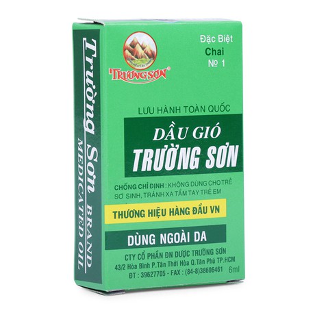 DẦU GIÓ TRƯỜNG SƠN (6ML)