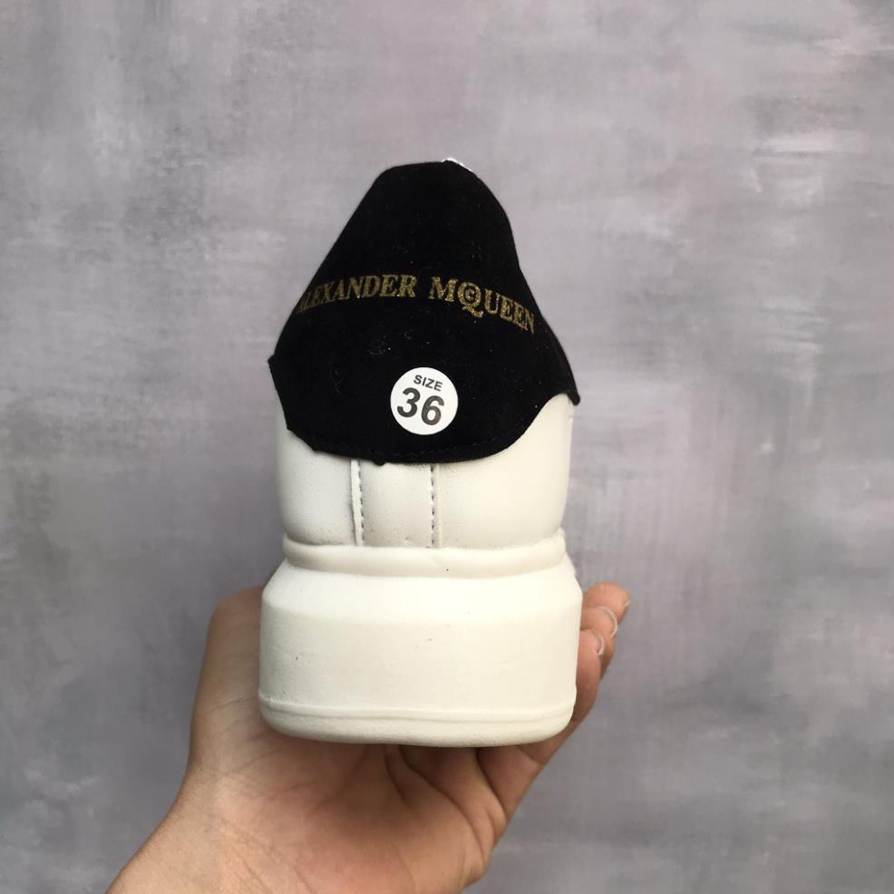 Giày 𝐌𝐂 𝐐𝐔𝐄𝐄𝐍 ⚡️𝐒𝐢ê𝐮 𝐑ẻ⚡️ Giày MCQ Độn Đế 3 Phân Màu Trắng Gót Đen nam nữ Hot Trend full box bill | BigBuy360 - bigbuy360.vn