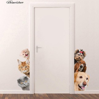 Miếng Dán Trang Trí Tường Hình Chú Chó Đáng Yêu