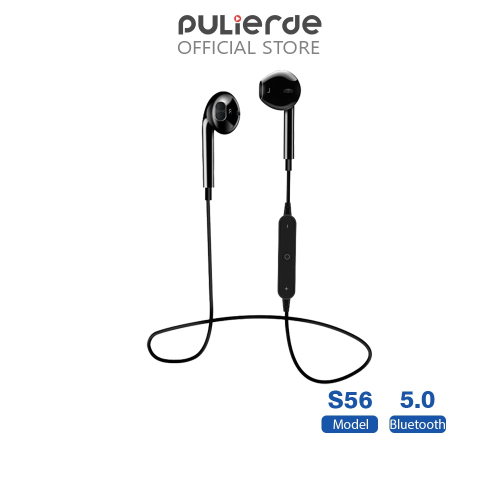 Tai nghe không dây từ tính Pulierde S56 tích hợp BT 5.0 và mic