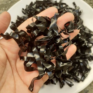 [Nửa kí] 500g thun cột tóc đen/trong/màu (bản đại/Bản trung)