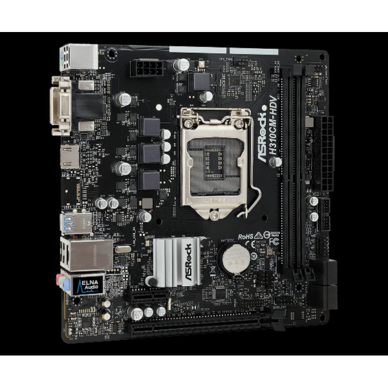 MAIN ASROCK H310CM-HDV (CHIPSET INTEL H310/ SOCKET LGA1151/ VGA ONBOARD)