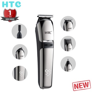 (NEW 2022) Bộ máy đa năng tông đơ cắt tóc, cạo râu, tỉa lông mũi HTC ATA 1327 Il Người lớn trẻ em Flyco thumbnail