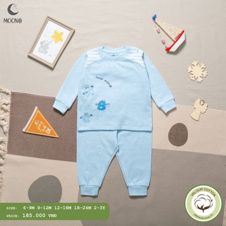 Bộ nỉ cài vai nỉ nhung Moon