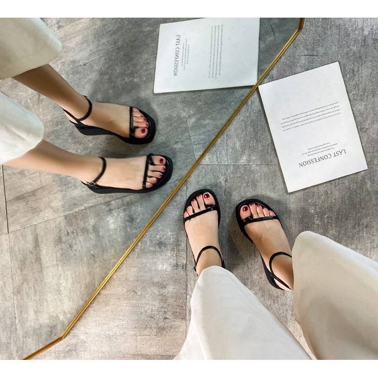 Dép Sandal Đế Xuồng Dày Thời Trang Mùa Hè Mới