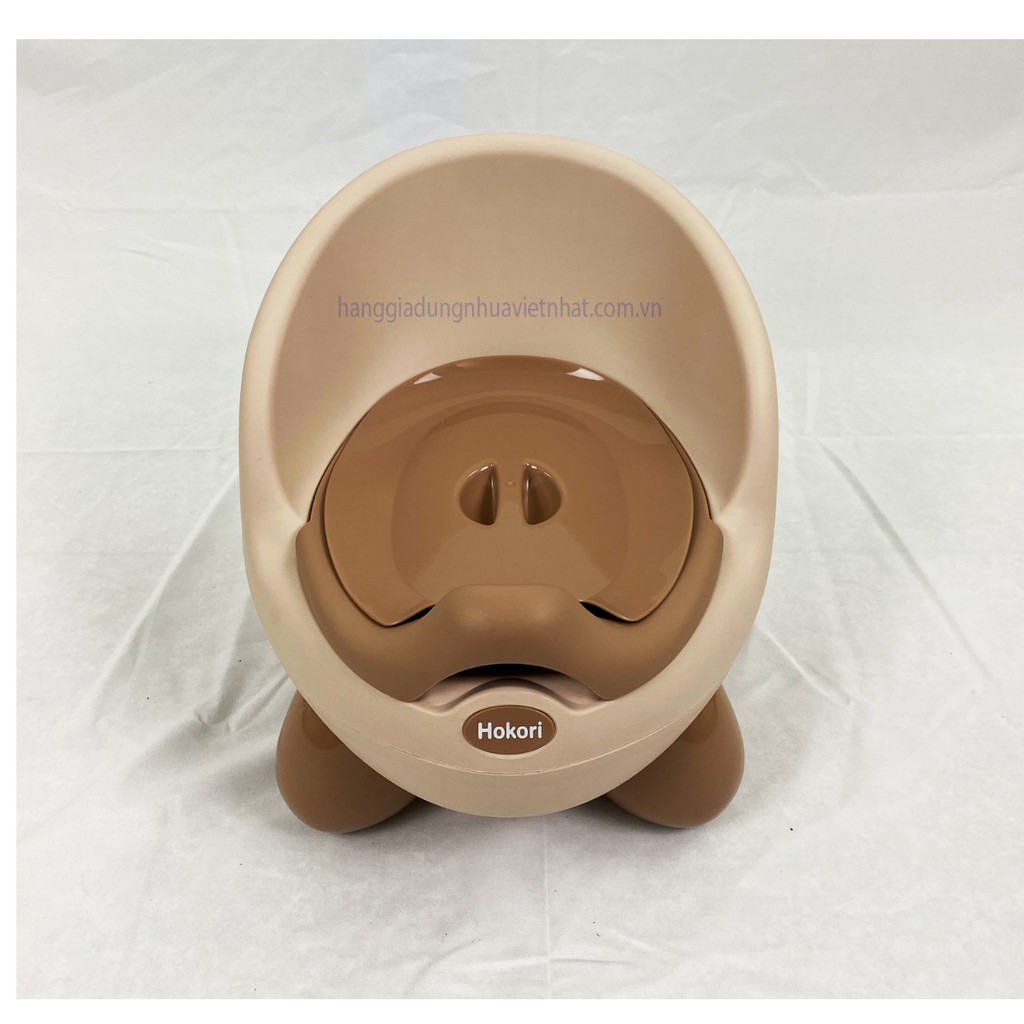 Bô Ngồi Vệ Sinh HoKoRi BaBy Cao Cấp Hàng Việt Nhật có Nắp Đậy và Tựa Lưng cho Bé Thoải Mái Khi đi  Vệ Sinh.