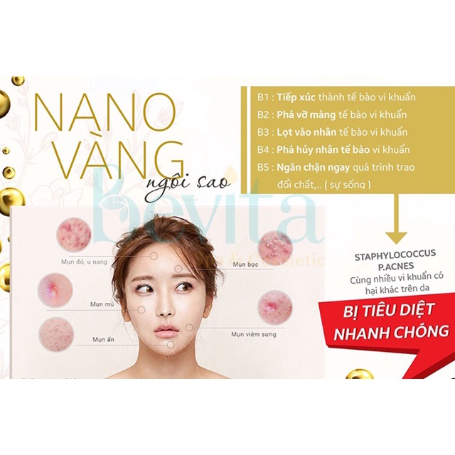 Serum Acne GoldStars / Nano Vàng Ngôi Sao