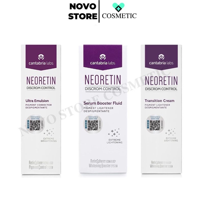 Tinh Chất NEORETIN Discrom Control Serum Booster - Ultra Emulsion - Transition Cream Chính hãng NEOASIA Phân phối