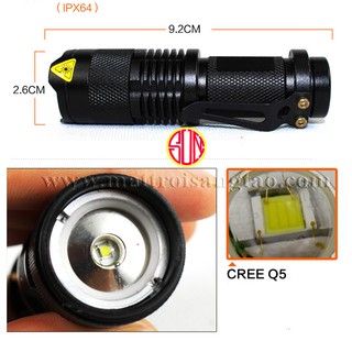 Đèn pin siêu sáng mini