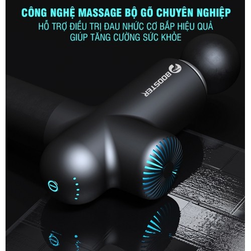 [New] Booster LightSaber AI Inside 2021 tiên phong công nghệ trị liệu smart AI - Súng massage gun thư giãn cơ