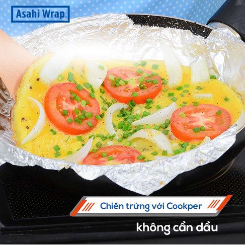 Màng nhôm chiên không dầu Nhật Bản Cookper 30cm x 3m