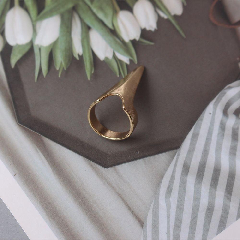 FORBETTER Set 5 Nhẫn Hợp Kim Hình Móng Vuốt Phong Cách Retro Hàn Quốc