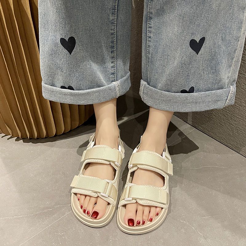 Sandal Đế Bằng 3cm Siêu Nhẹ Thời Trang Mùa Hè 2022 Mới Cho Nữ