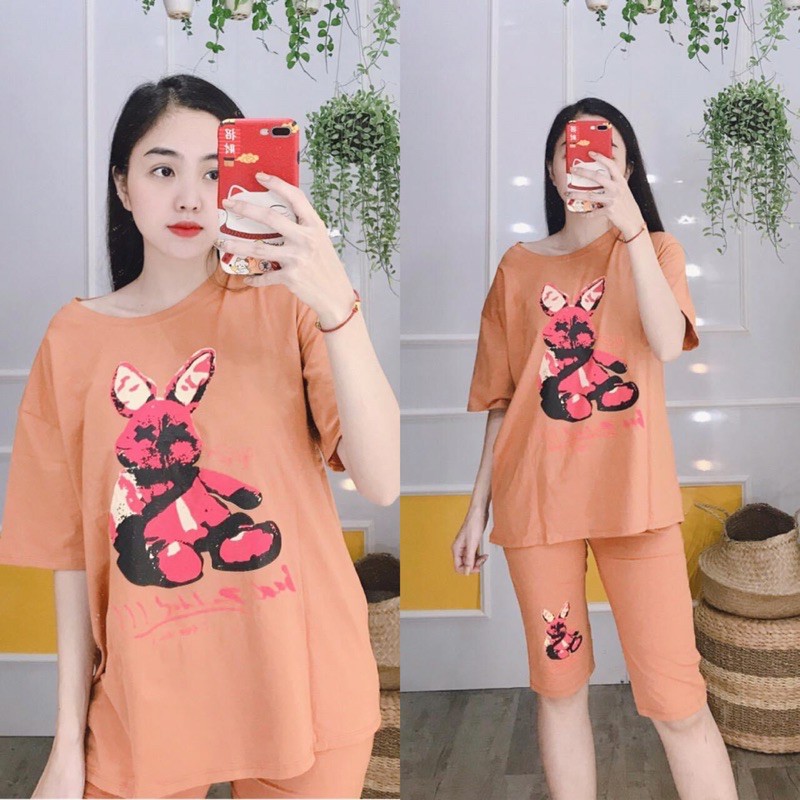 [ THUN COTTON ] Đồ bộ nữ thỏ xịn xò