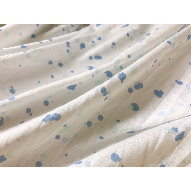 1m vải cotton thun hoạ tiết dễ thương