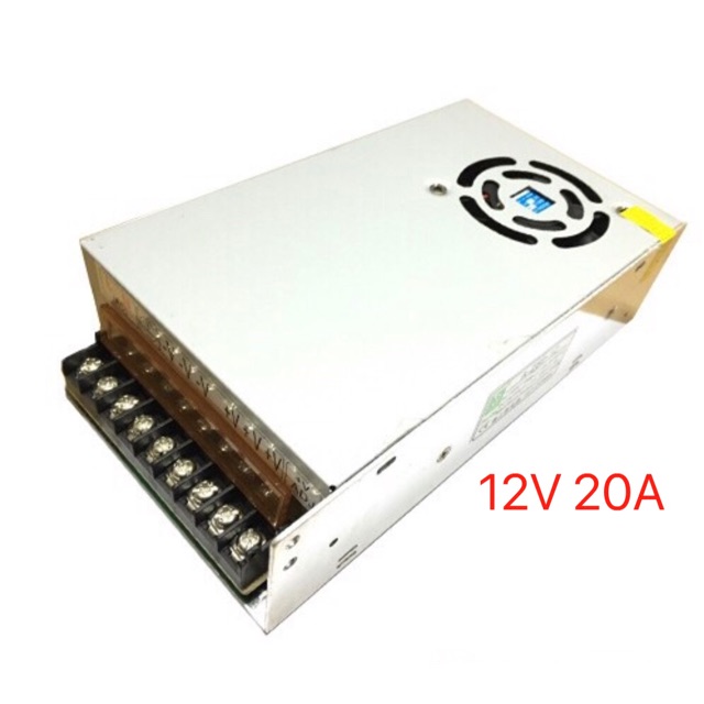 Nguồn tổ ong 12V 20A có quạt