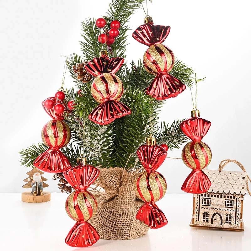 Set 5 phụ kiện treo trang trí cây thông noel