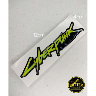 Sticker dán trang trí hình logo Cyberpunk 77