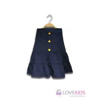 Chân váy Harmony kaki nhún 3 tầng Lovekids LK0219