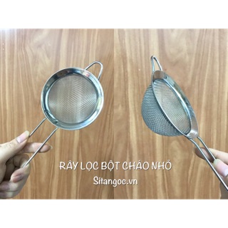  (Size 8cm) Dụng Cụ Lọc Bột Cháo, Lọc Cua Bằng Inox Hàng Đẹp Dày Dặn