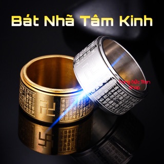 Nhẫn titan bát nhã tâm kinh bình an