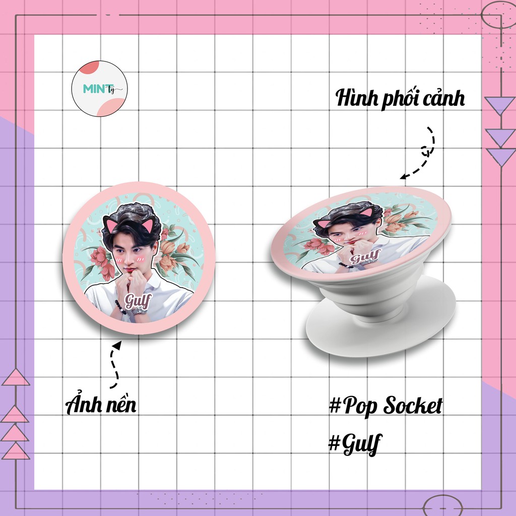 [Handmade] MewGulf Popshocket - Giá đỡ điện thoại