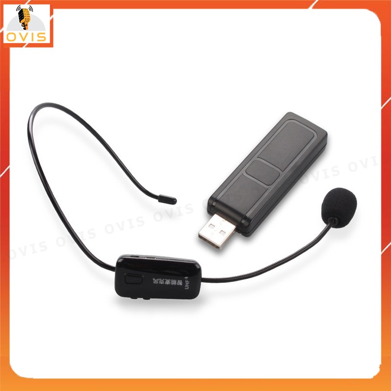 Microphone Cài Tai Không Dây UHF Cho Máy Trợ Giảng, Amply, Loa Kéo | XXD-U12