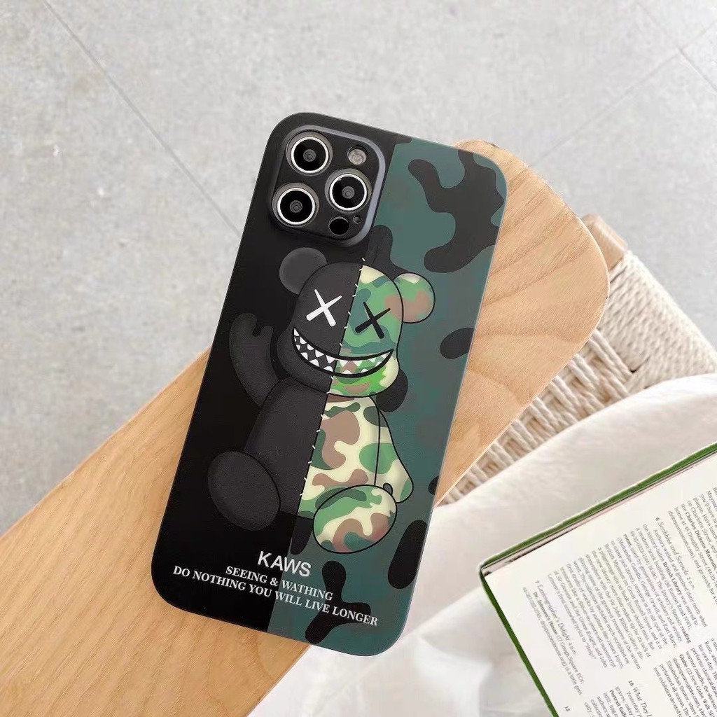 Ốp Lưng iPhone - Ốp iPhone Bape Silicon Full Hình Chìm