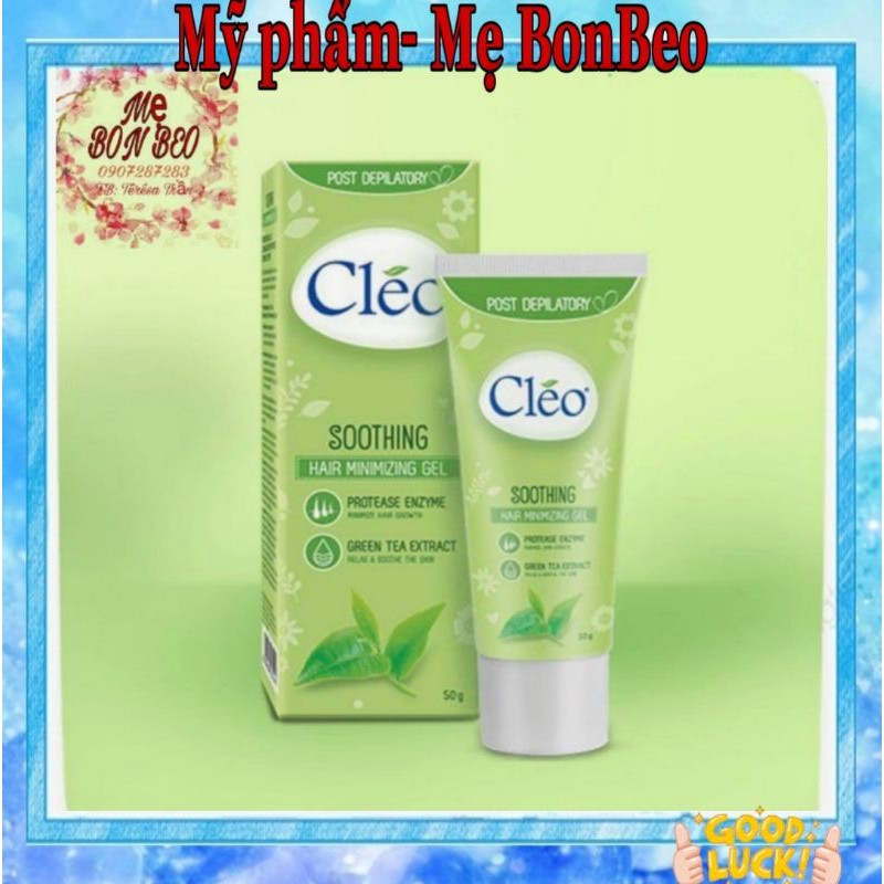 Gel làm dịu da sau tẩy lông Cleo - giúp chậm mọc lông 50g