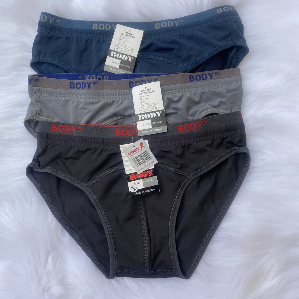Bộ 3 quần lót nam hai lưng, thun lạnh co giãn bốn chiều (ảnh thật)